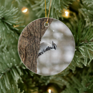 Woodpecker Keramik Ornament