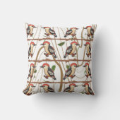 Woodpecker Lovers Print Kissen (Vorderseite)