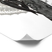 Woodpecker Mandala 8x10 Print Poster (Ecke)