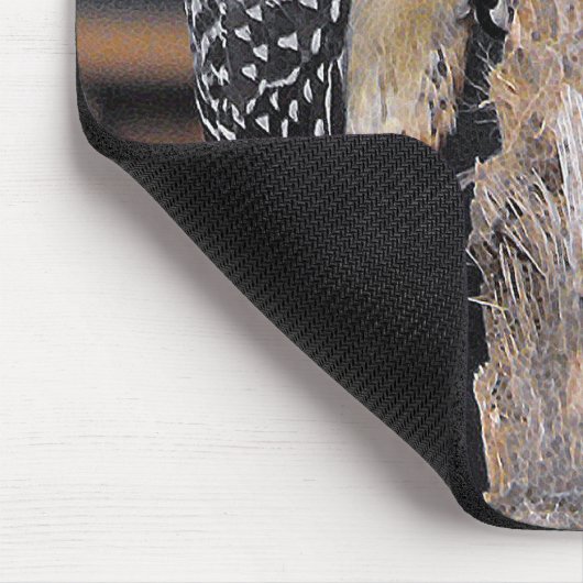 Woodpecker-Portrait Mousepad (Ecke)