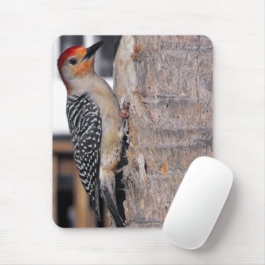 Woodpecker-Portrait Mousepad (Mit Mouse)