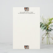 Woodpecker Portrait Stationery Briefpapier (Stehend Vorderseite)