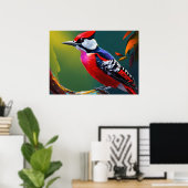 Woodpecker Poster (Heimbüro)