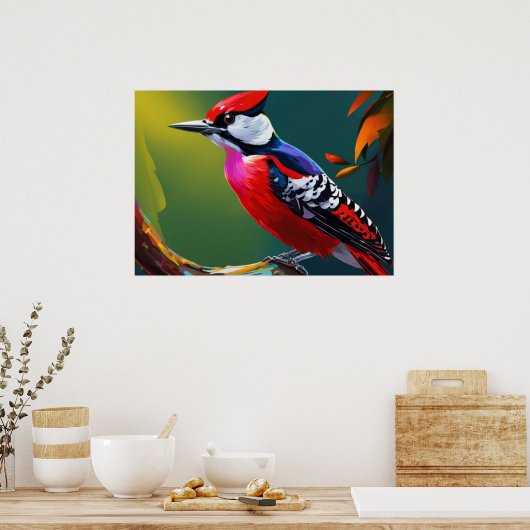 Woodpecker Poster (Küche)