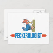 Woodpecker Postkarte (Vorne/Hinten)