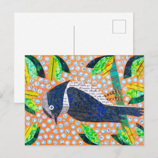 Woodpecker Postkarte (Vorne/Hinten)