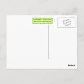 Woodpecker-Postkarte Postkarte (Rückseite)