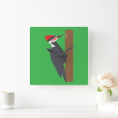 Woodpecker Quadratische Wanduhr (Zuhause)