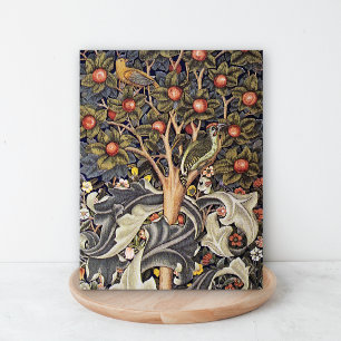 Woodpecker Tapestry Textile William Morris Postkarte