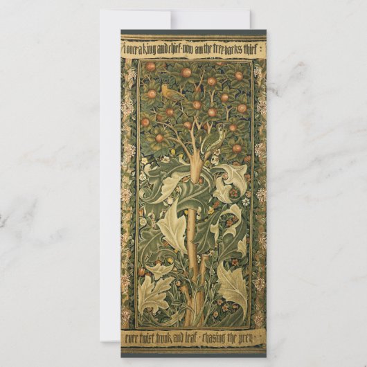 Woodpecker von William Morris, Vintage Textilkunst (Vorderseite)
