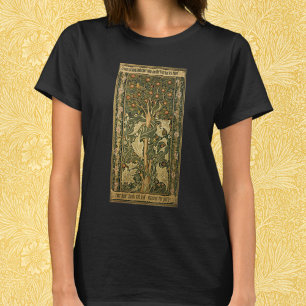 Woodpecker von William Morris, Vintage Textilkunst T-Shirt
