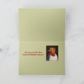 Woodpecker Weihnachtskarte Feiertagskarte (Innenseite)