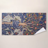 Woodpecker, William Morris Badehandtuch (Badehandtuch)