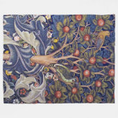 Woodpecker, William Morris Fleecedecke (Vorderseite (Horizontal))