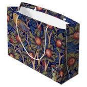 Woodpecker, William Morris große Geschenktasche Geschenktüte (Rückseite Schrägansicht)