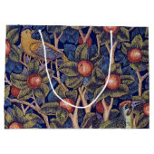 Woodpecker, William Morris große Geschenktasche Große Geschenktüte (Rückseite)
