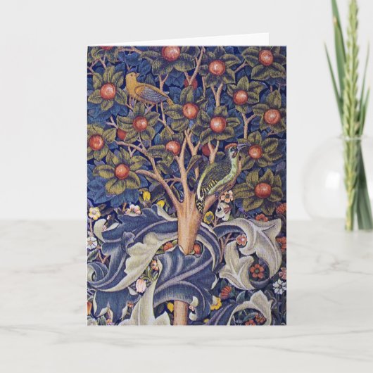 Woodpecker, William Morris Karte (Vorderseite)