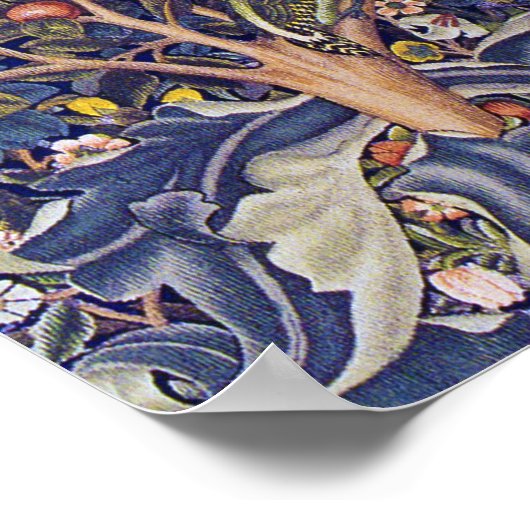 Woodpecker, William Morris Poster (Ecke)