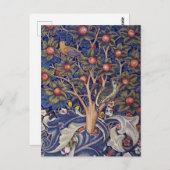 Woodpecker, William Morris Postkarte (Vorne/Hinten)