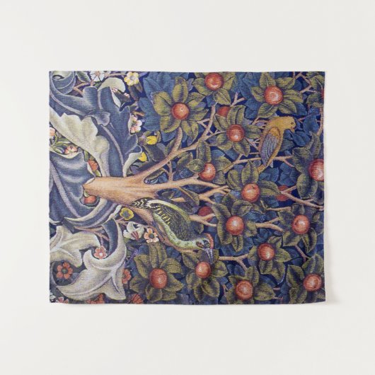 Woodpecker, William Morris Wandteppich (Vorderseite (Horizontal))