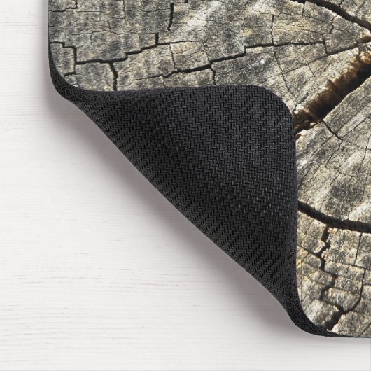 Woodpile rund mousepad (Ecke)