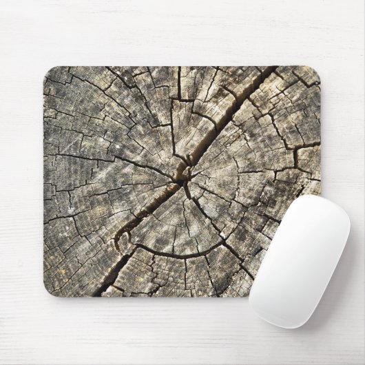 Woodpile rund mousepad (Mit Mouse)