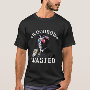 Woodrow verschwendete Patriotik Drink Präsident Wo T-Shirt