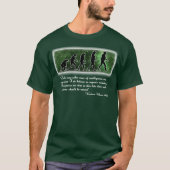 Woodrow Wilson auf Evolution T-Shirt (Vorderseite)