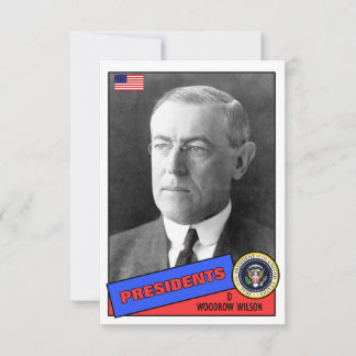 Woodrow Wilson Baseball Card