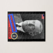 Woodrow Wilson Baseball Card Puzzle (Horizontal)