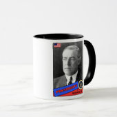 Woodrow Wilson Baseball Card Tasse (VorderseiteRechts)