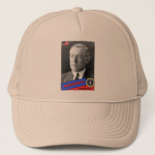 Woodrow Wilson Baseballkarte Truckerkappe