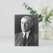 Woodrow Wilson Postkarte (Stehend Vorderseite)