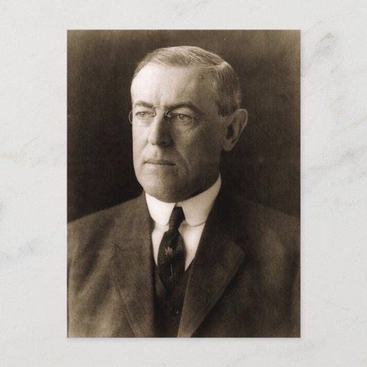 Woodrow Wilson Postkarte (Vorderseite)