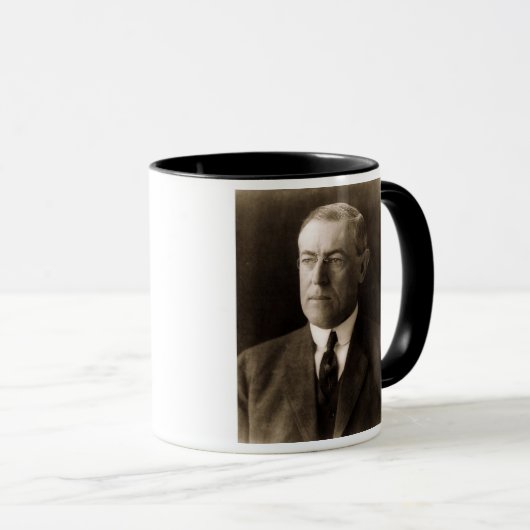 Woodrow Wilson Tasse (VorderseiteRechts)
