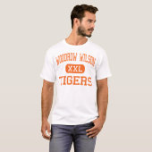 Woodrow Wilson - Tiger - hoch - Camden New-Jersey T-Shirt (Vorne ganz)
