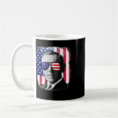 Woodrow Wilson Us Flag 4. Juli Kaffeetasse (Links)