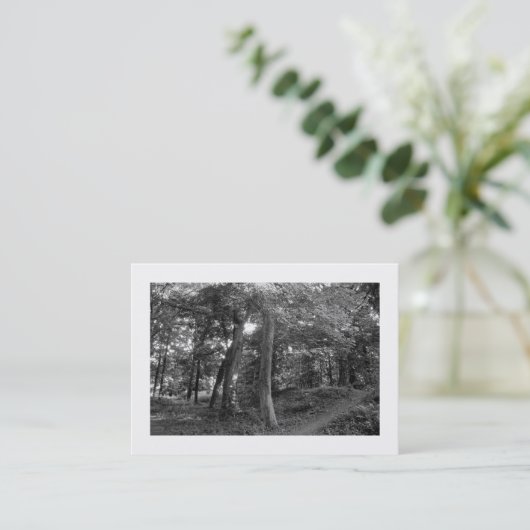 Woods Bute Park, Cardiff, Mini-Foto Visitenkarte (Stehend Vorderseite)