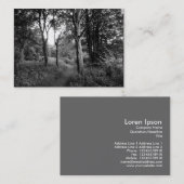 Woods Bute Park, Cardiff, Mini-Foto Visitenkarte (Vorne/Hinten)