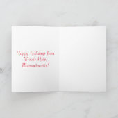 Woods Hole Christmas Card Feiertagskarte (Innenseite)