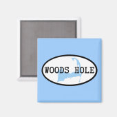 Woods Hole-Magnet Magnet (Vorderseite/Rückseite)