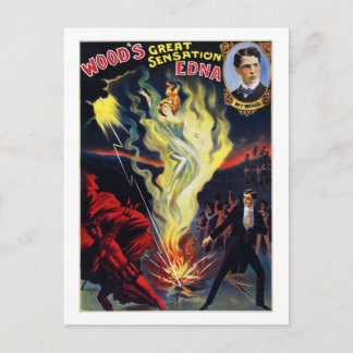 Wood's Sensation "Edna" Postkarte