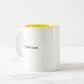 Woodsball auf lager- mySplat.com Zweifarbige Tasse (Vorderseite Links)