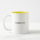 Woodsball auf lager- mySplat.com Zweifarbige Tasse (Links)