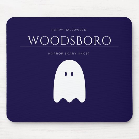 Woodsboro High School Beängstigend Ghost Halloween Mousepad (Vorne)