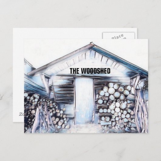 WOODSHED ART Postkarten (Vorne/Hinten)