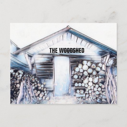 WOODSHED ART Postkarten (Vorderseite)