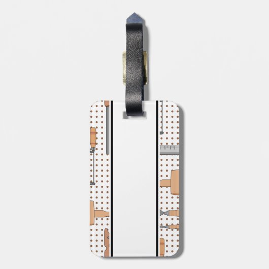 Woodshop Gepäckanhänger (Rückseite vertikal)