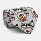 Woodsie Raccoontierspaß-Krawatte Krawatte (Gerollt)