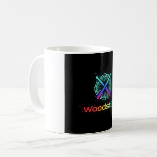Woodstick Mug Kaffeetasse (Vorderseite Links)